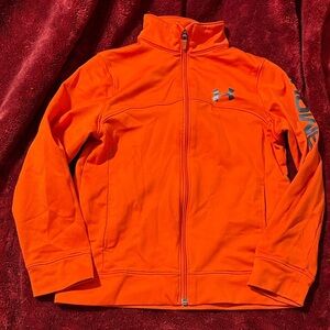 Under Armour Kids' Vibrant Orange Zip-Up Jacket